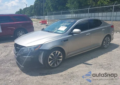 2015 Kia Optima Sx Turbo z USA, uszkodzony, nr VIN 5XXGR4A61FG395800